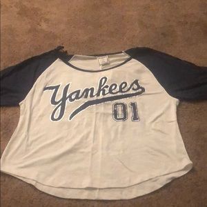 Pink Victoria’s Secret New York Yankees Shirt